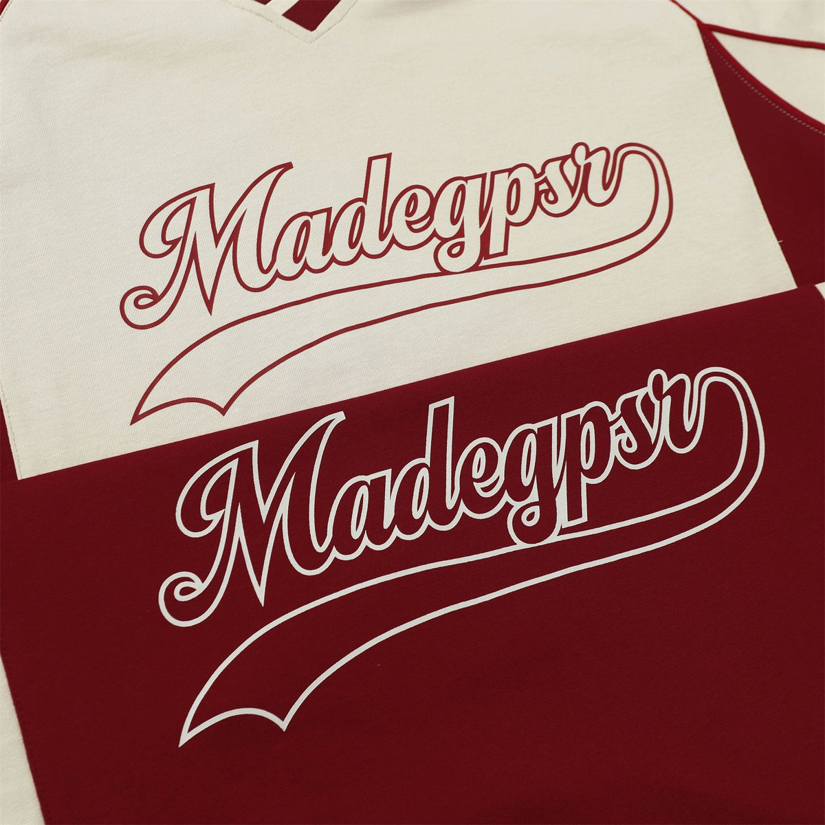 레트로 패치워크 대비 반소매