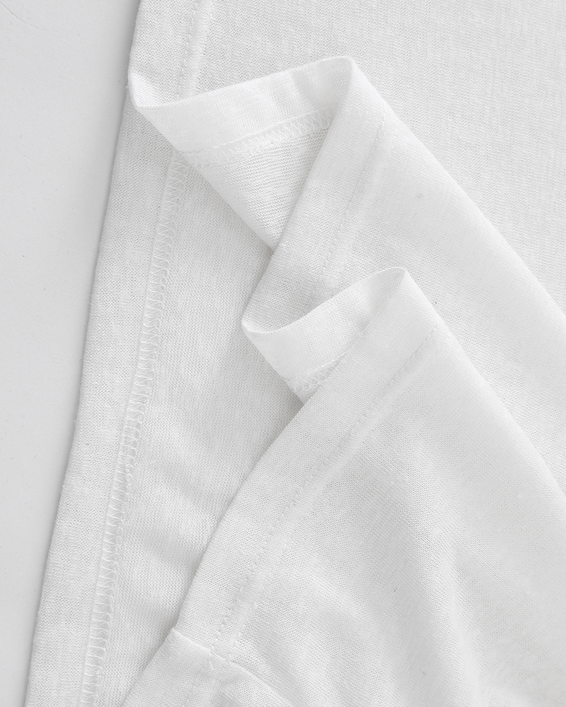 Simple off-shoulder long sleeves (women's)