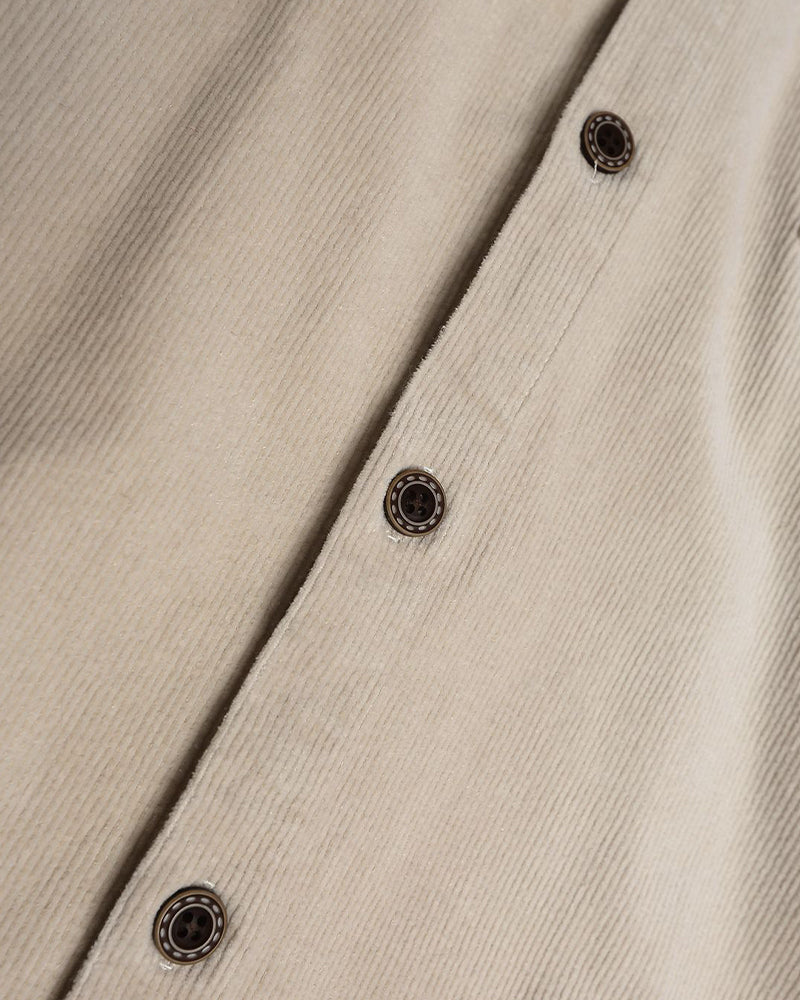 Rose embroidered long-sleeved shirt