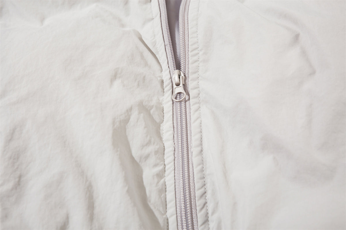 Retro contrast cotton jacket