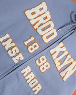 Contrast color lettering versatile jacket