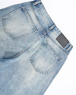 Retro casual straight leg jeans