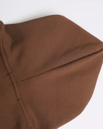 Embroidered zip-up hooded sweatshirt jacket