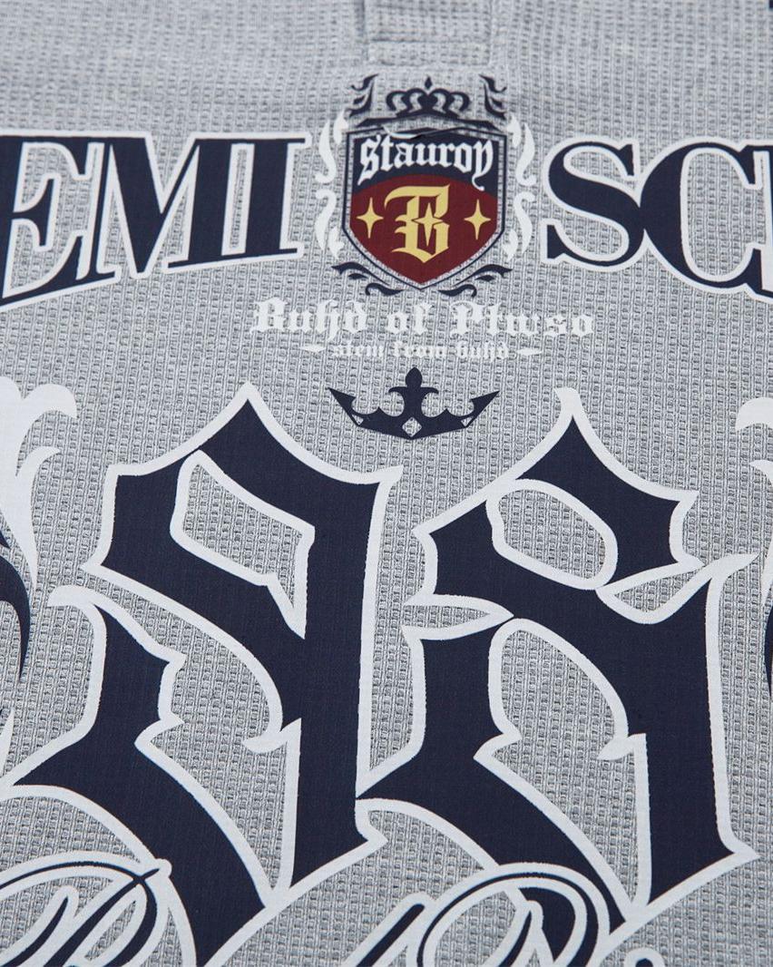 Contrast color lapel short sleeves