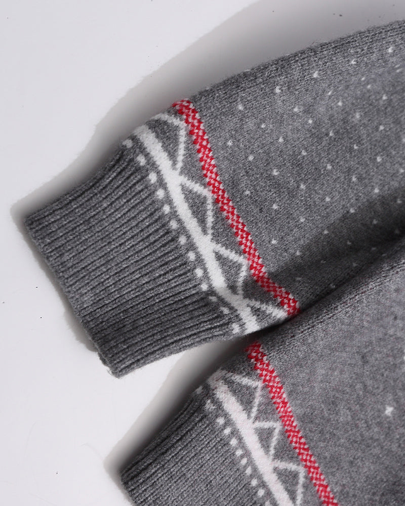 Polka Dot Ski Cardigan