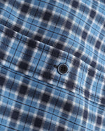 plaid long-sleeved shirt