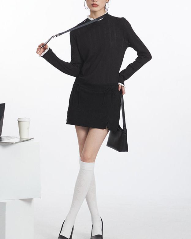 Retro Bow Flower Versatile Top (Women’s Style)