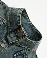 Retro simple denim jacket