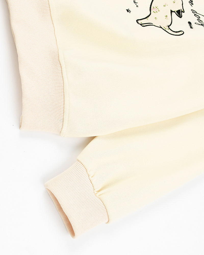 貓咪刺綉polo衛衣