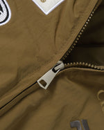 Patchwork racing suit jacket