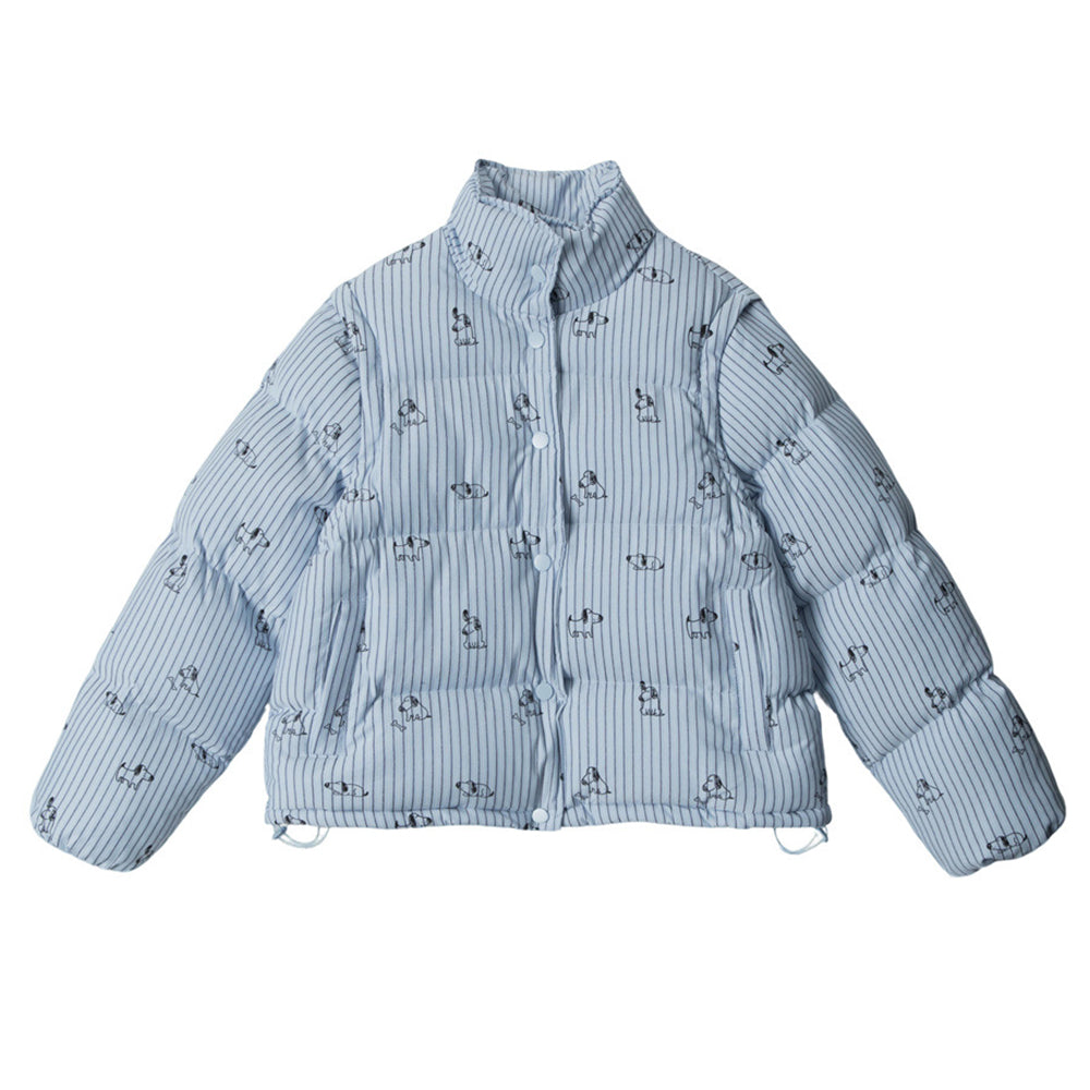 탈부착 가능한 캐주얼 베스트 재킷