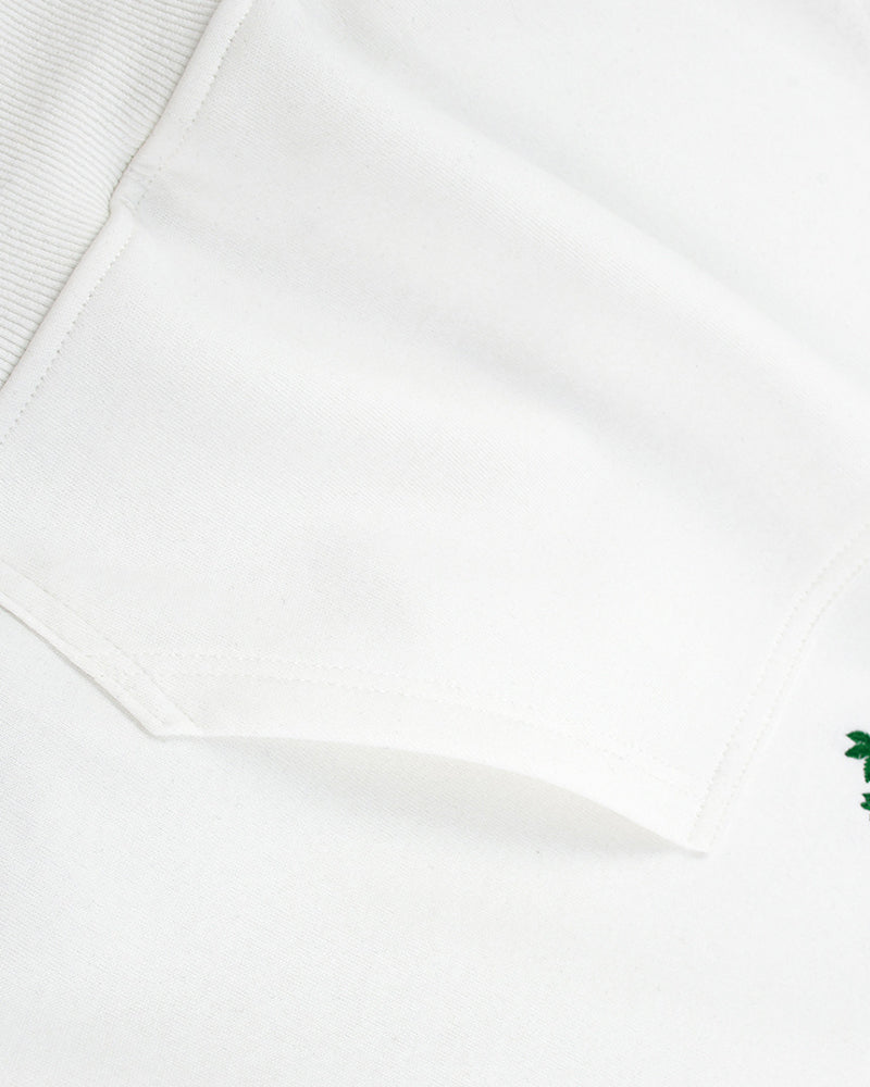 Floral embroidered sweatshirt hoodie