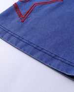 빈티지 워시드 자수 반팔