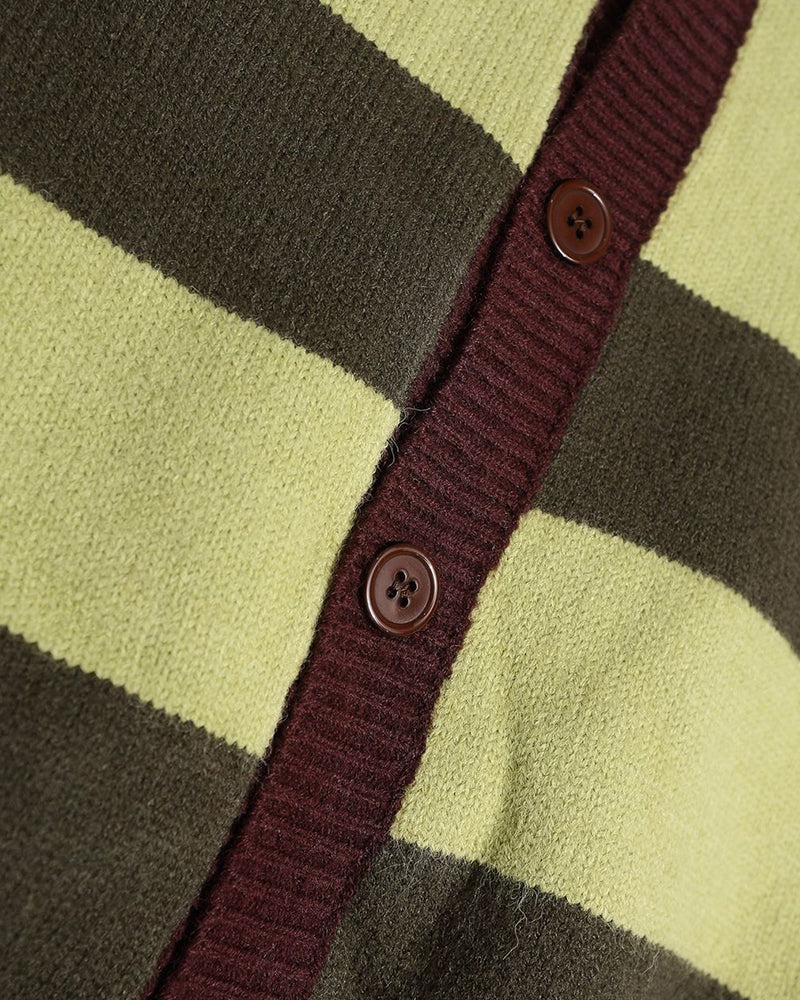 復古條紋針織衫