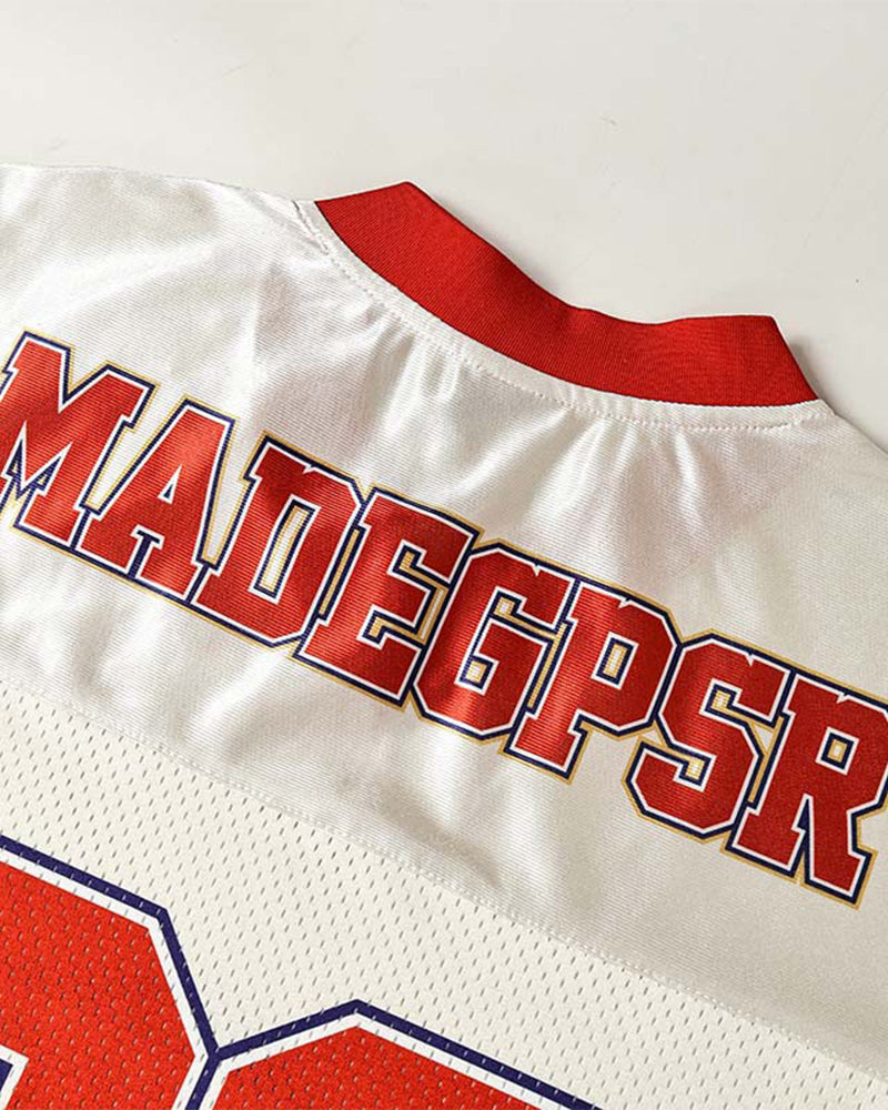 Retro print short sleeves