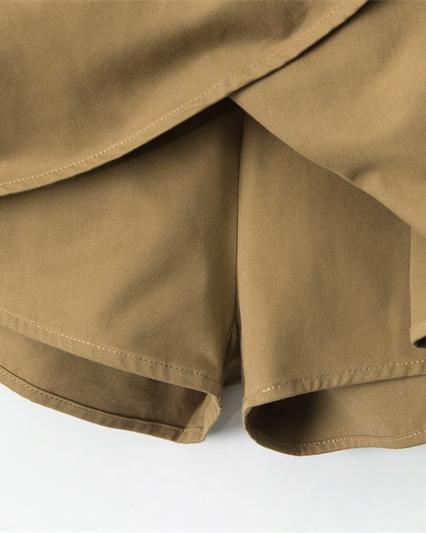 Anti-exposure pleated skirt