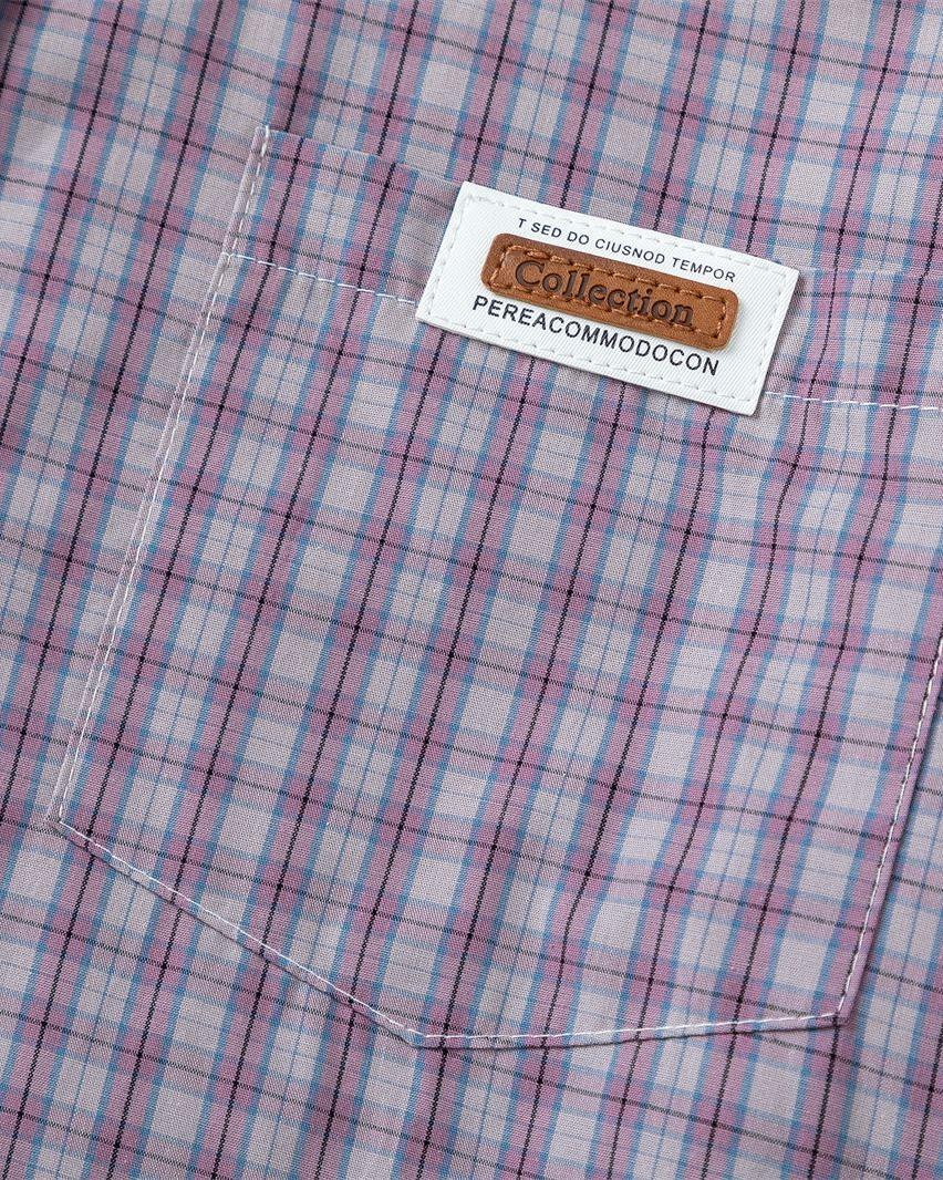 Preppy Plaid Short Sleeve Shirt