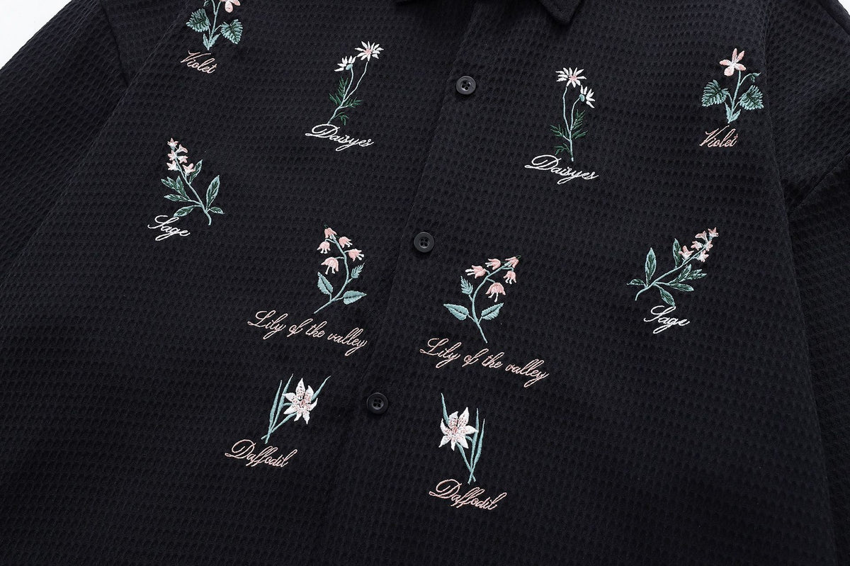 retro casual long sleeve shirt