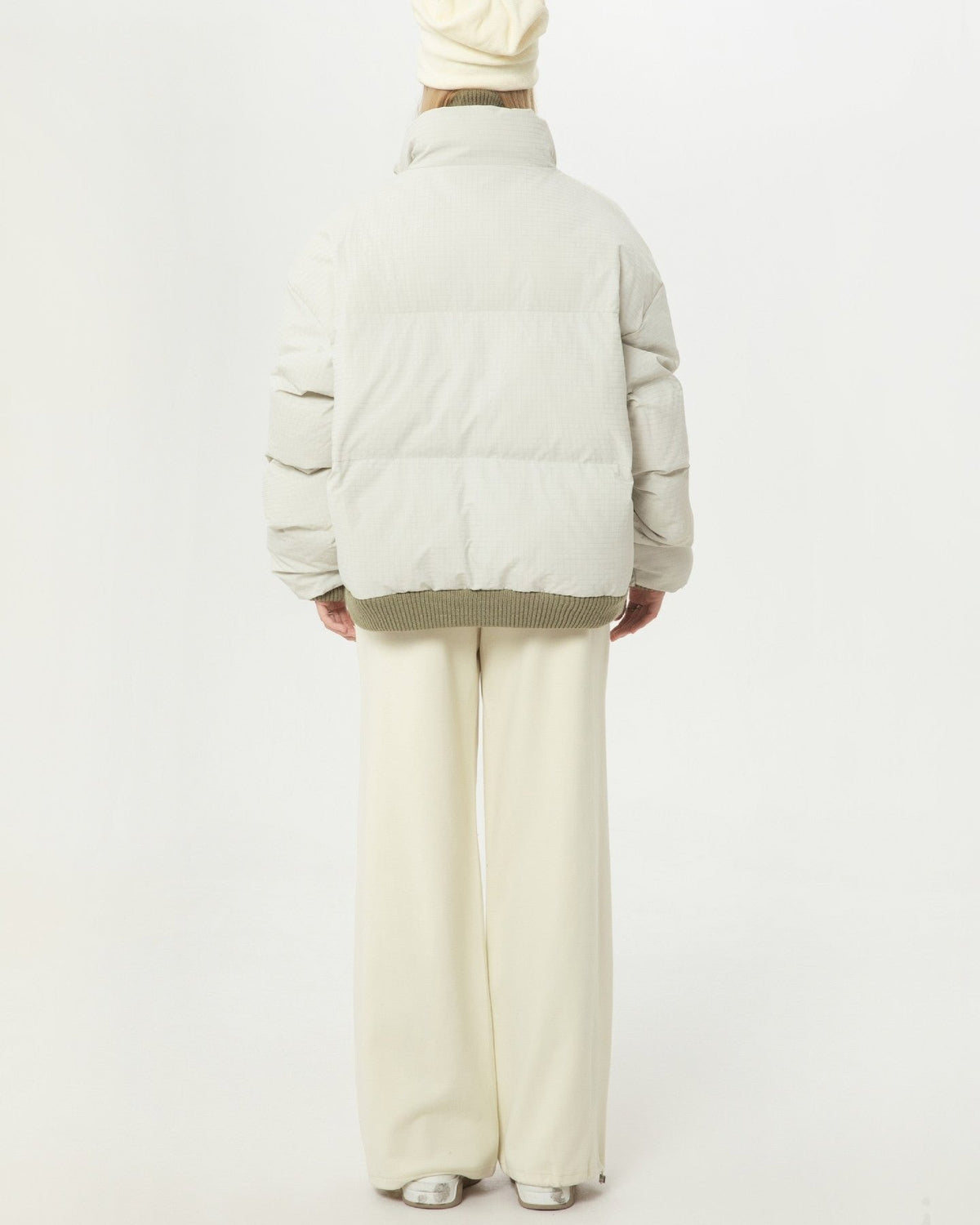 Retro contrast color simple cotton jacket