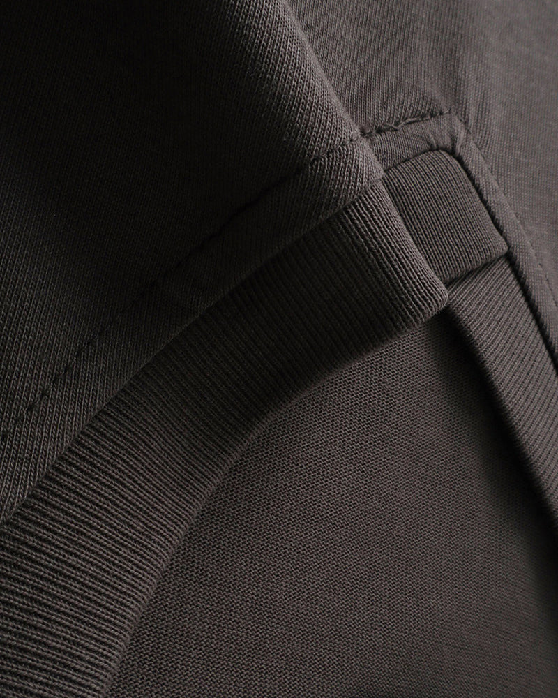 Retro contrast patchwork short sleeves