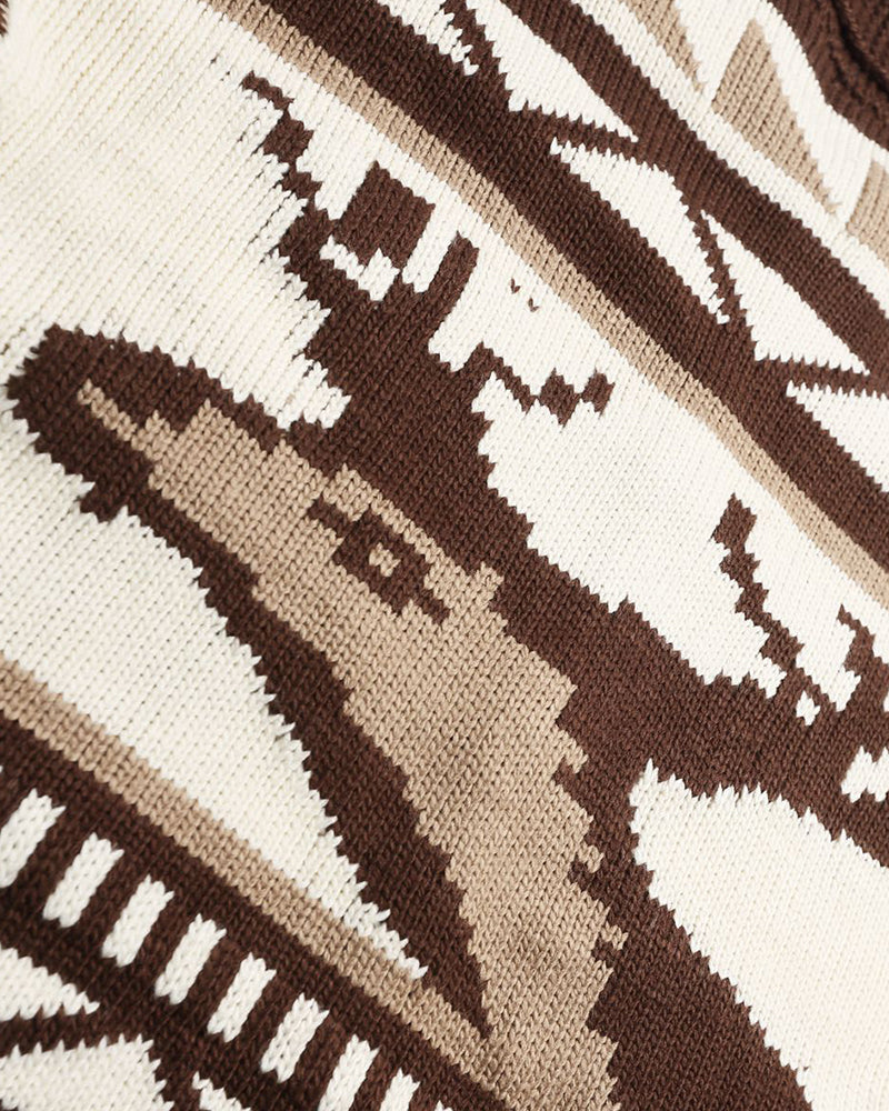 Vintage Elk Knit Sweater