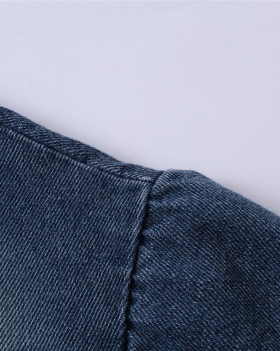 Vintage Simple Denim Shirt