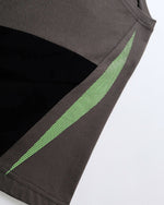 Loose contrasting short sleeves