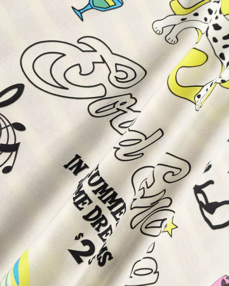 대비되는 컬러의 귀여운 반팔