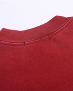 Lettering print crew neck short sleeves