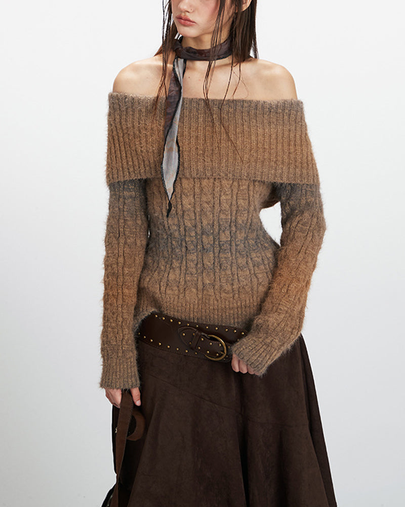 Off-the-shoulder sweater (women's)