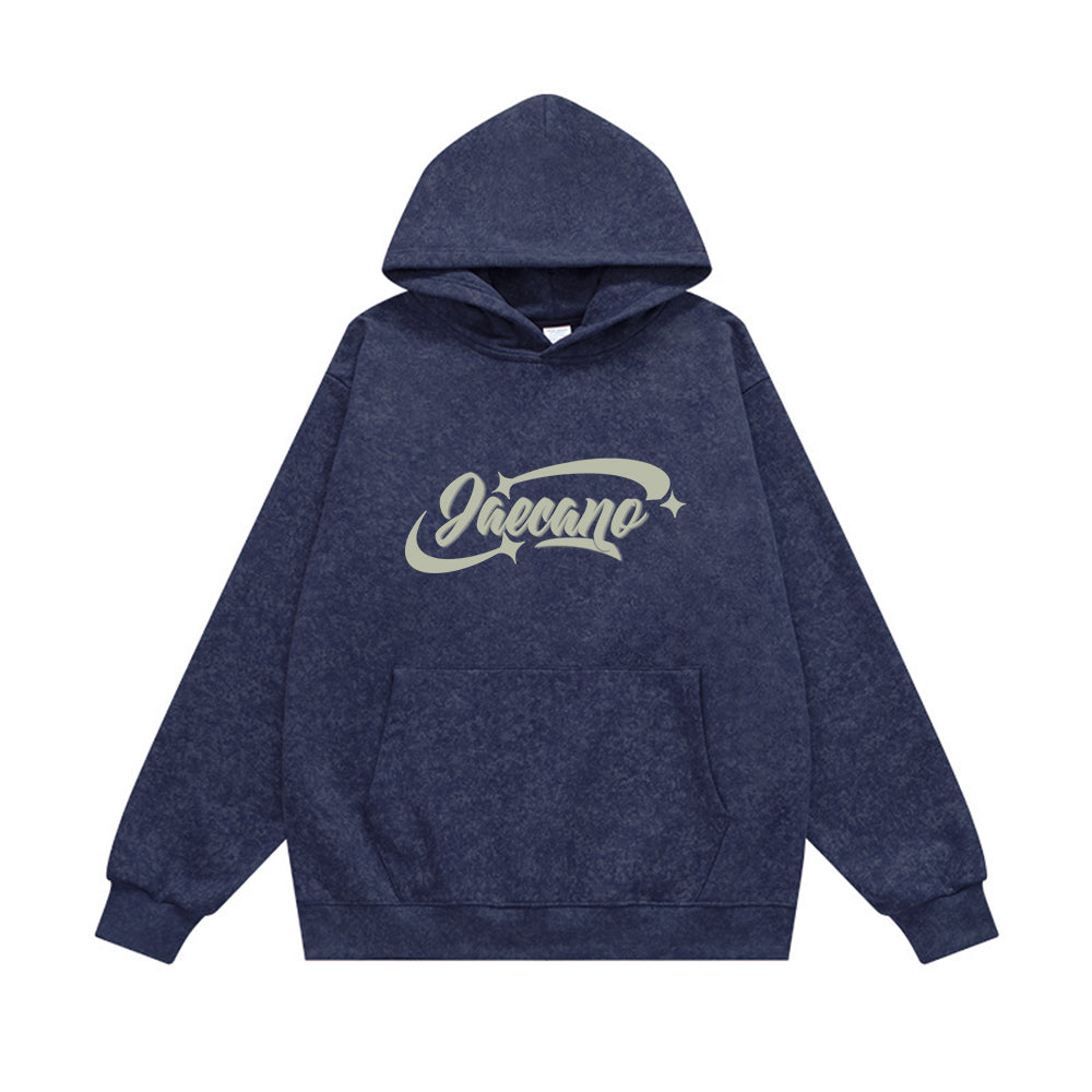 레트로 후드 스웨트셔츠