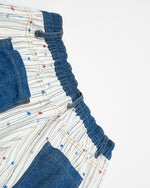 Retro striped casual pants