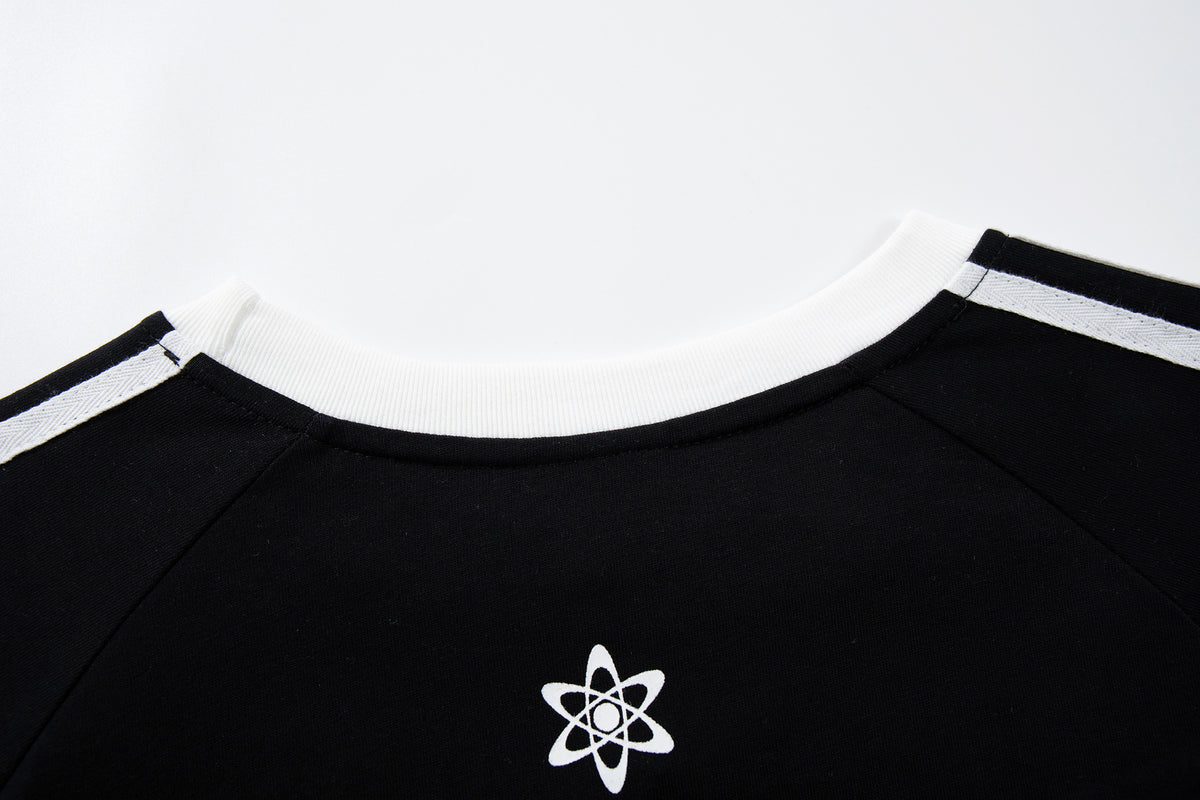 Retro crew neck short sleeves