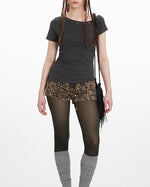 Off-shoulder slim short sleeves