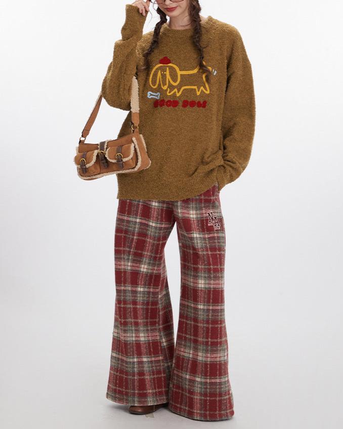 puppy knitted sweater