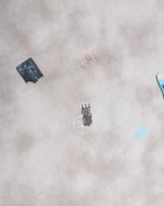 레트로 라벨 캐주얼 반팔