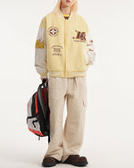 embroidered baseball jacket