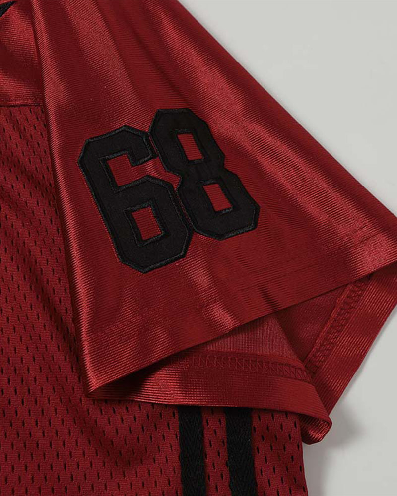 Embroidered sports short sleeves