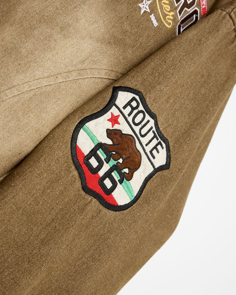 빈티지 자수 칼라 코트