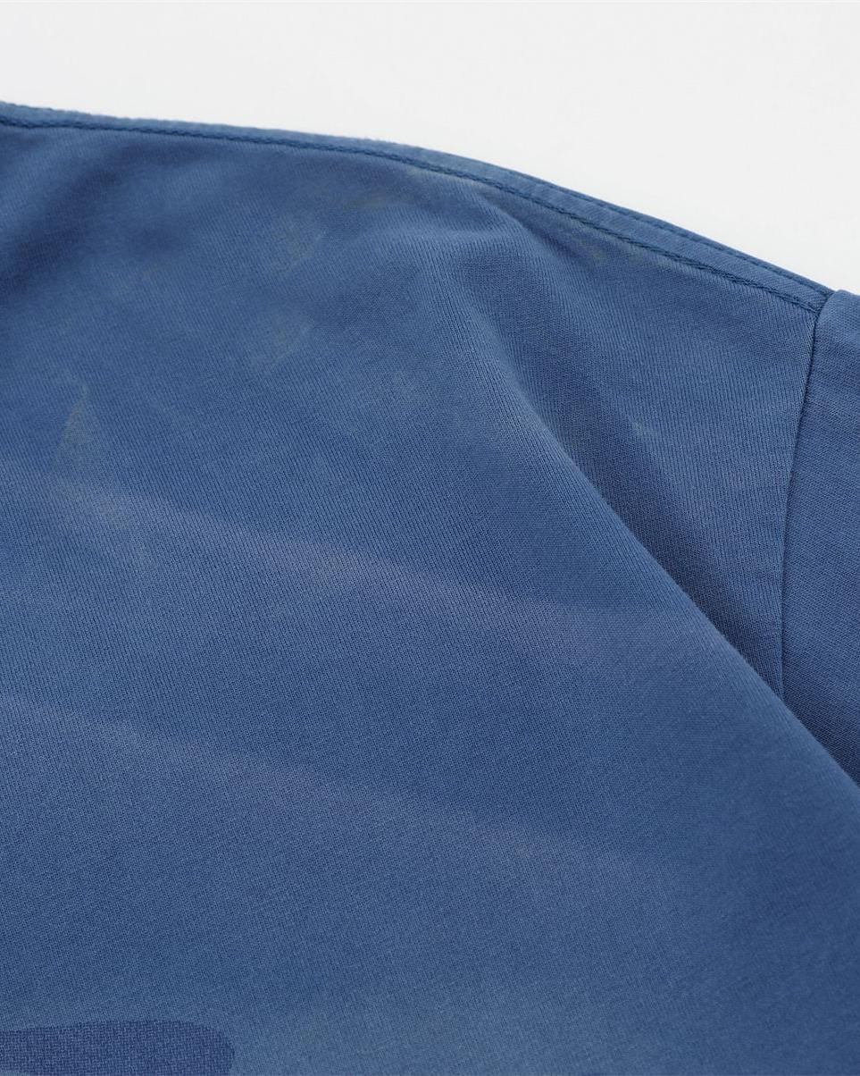 레트로 레터 프린트 반소매