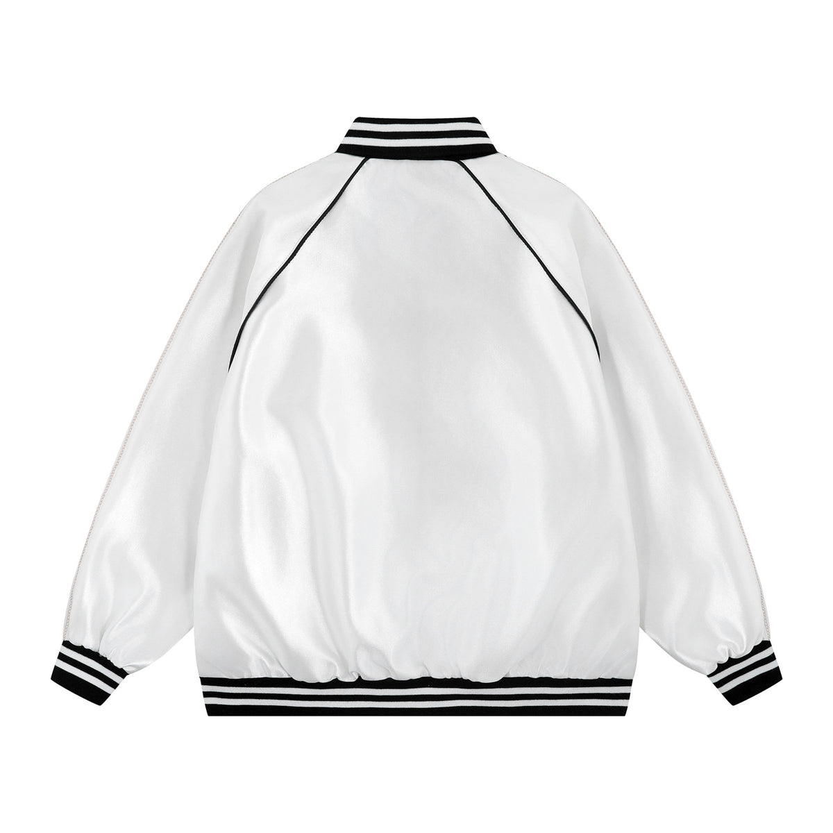 Retro letter print jacket