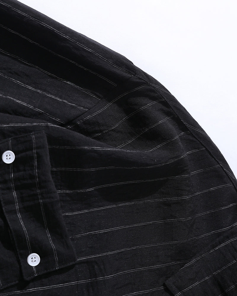 Simple Striped Long Sleeve Shirt