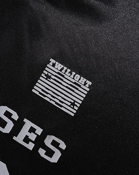 레트로 레터 프린트 반소매