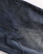 復古休閑牛仔長褲