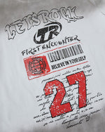 레트로 잉크젯 모터사이클 스타일 반팔