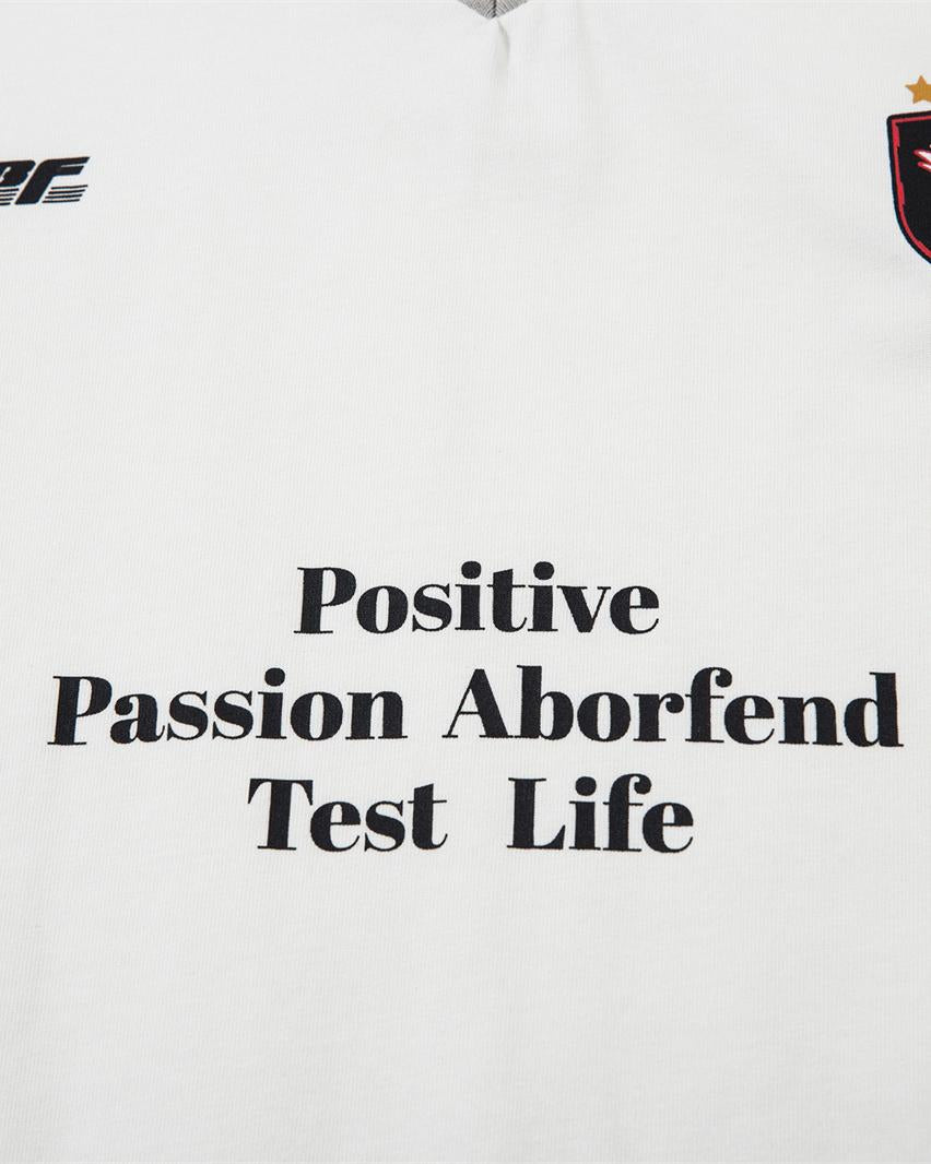 장식 프린트 반팔 셔츠