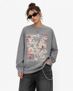 Retro casual versatile long-sleeved shirt