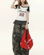 Simple design short sleeves