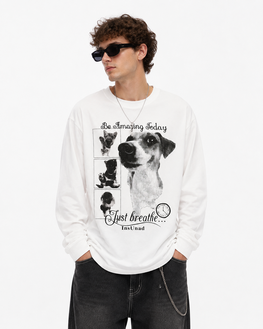 Casual and versatile long-sleeved shirt
