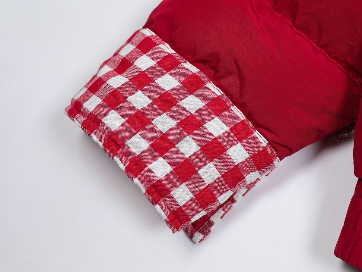 Retro fake two-piece cotton jacket